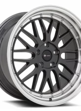 Vors Wheels VR8 20x9.5 5x120 35 mm Hyper Black Machine Lip Chrome Rivet                                     - VR08209551435HB-520 - Image 3
