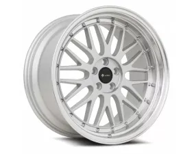 Vors Wheels VR8 20x9.5 5x108 35 mm Silver Machine Lip Chrome Rivet