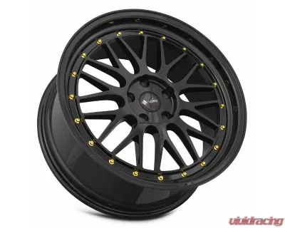 Vors Wheels VR8 20x8.5 5x110 35 mm Black Gold Rivet - VR08208551435GB-510