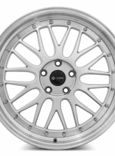 Vors Wheels VR8 20x8.5 5x108 35 mm Silver Machine Lip Chrome Rivet                                     - VR08208551435S-508 - Image 2