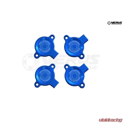 Verus Engineering Anodized Blue Cam Sensor Cover Set of 4 FA20 | F24 Engine - A0013A-BLU