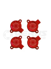 Verus Engineering Anodized Red Cam Sensor Cover Set of 4 FA20 | F24 Engine                                     - A0013A-RED - Image 5