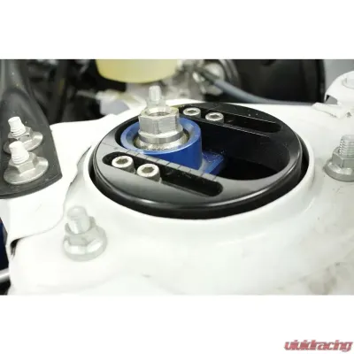 Verus Engineering Anodized Black Front Camber Plate Kit BRZ/FRS/GT86 2012-2021 - A0019A-RED
