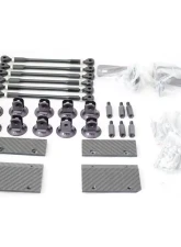 Verus Engineering Carbon Polyweave Adjustable Front Splitter BRZ/FRS/GT86 2012-2021                                     - A0036A - Image 2