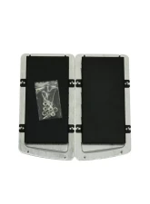 Verus Engineering Aluminum Powdercoated Black Hood Louver Rain Guard Kit  BRZ/FRS/GT86 2012-2021                                     - A0051A-BLK - Image 2