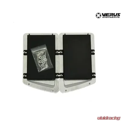 Verus Engineering Aluminum Powdercoated Black Small Hood Louver Rain Guard Kit BRZ/FRS/GT86 2012-2021 - A0051A-SML