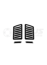 Verus Engineering Aluminum Black Small Hood Louver Kit BRZ/FRS/GT86 2012-2021                                     - A0055A-BLK - Image 2