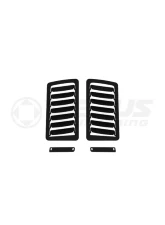 Verus Engineering Aluminum Black Large Hood Louver Kit BRZ/FRS/GT86 2012-2021                                     - A0056A-BLK - Image 4