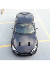 Verus Engineering Aluminum Black Large Hood Louver Kit BRZ/FRS/GT86 2012-2021                                     - A0056A-BLK - Image 2