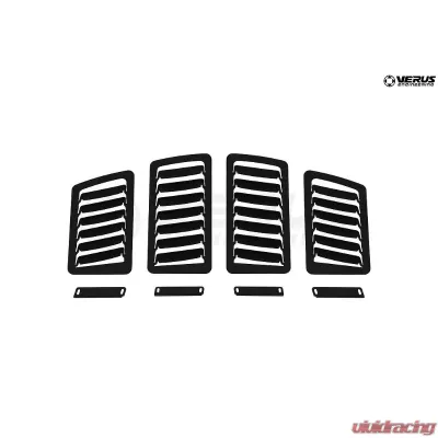 Verus Engineering Aluminum Black Slanted Hood Louver Kit BRZ/FRS/GT86 2012-2021 - A0065A-BLK