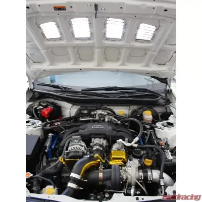 Verus Engineering Aluminum Black Slanted Hood Louver Kit BRZ/FRS/GT86 2012-2021 - A0065A-BLK