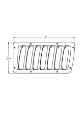 Verus Engineering Aluminum Black Slanted Hood Louver Kit BRZ/FRS/GT86 2012-2021                                     - A0065A-BLK - Image 5