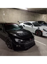 Verus Engineering Aluminum Black Slanted Hood Louver Kit BRZ/FRS/GT86 2012-2021                                     - A0065A-BLK - Image 7