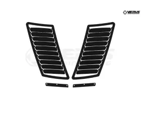 Verus Engineering Aluminum Black Hood Louver Kit Mustang (S550) 2015+