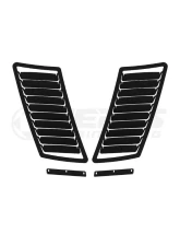 Verus Engineering Aluminum Black Hood Louver Kit Mustang (S550) 2015+                                     - A0066A-BLK - Image 8