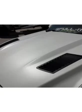 Verus Engineering Aluminum Black Hood Louver Kit Mustang (S550) 2015+                                     - A0066A-BLK - Image 2