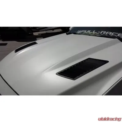 Verus Engineering Aluminum Black Hood Louver Kit Mustang (S550) 2015+ - A0066A-BLK