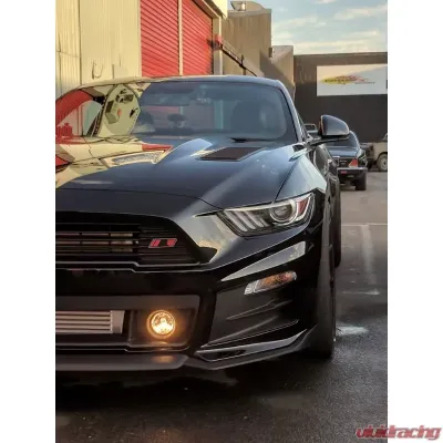 Verus Engineering Aluminum Black Hood Louver Kit Mustang (S550) 2015+ - A0066A-BLK