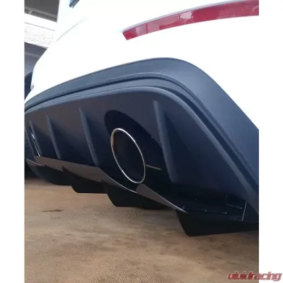 Verus Engineering Aluminum Powdered Black Rear Diffuser Ford Focus RS 2015-2020 - A0069A
