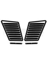 Verus Engineering Black Aluminum Hood Louver Kit Ford Focus RS/ST (MK3) 2012-2020                                     - A0079A-BLK - Image 5