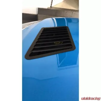 Verus Engineering Black Aluminum Hood Louver Kit Ford Focus RS/ST (MK3) 2012-2020 - A0079A-BLK