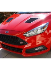 Verus Engineering Black Aluminum Hood Louver Kit Ford Focus RS/ST (MK3) 2012-2020                                     - A0079A-BLK - Image 4