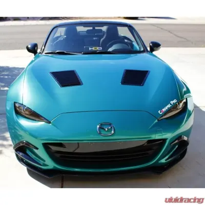 Verus Engineering  Black Aluminum Hood Louver Kit Mazda Miata MX5 (ND) 2016+ - A0080A-BLK
