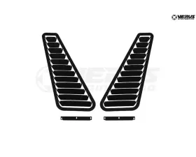 Verus Engineering Black Aluminum Hood Louver Kit Nissan (Z33) 350Z 2003-2006