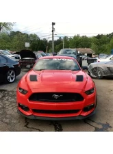 Verus Engineering Aluminum Black Hood Louver Kit Mustang GT (S550) 2015+                                     - A0101A-BLK - Image 2