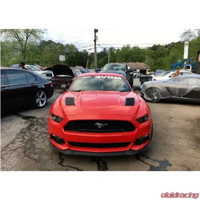 Verus Engineering Aluminum Black Hood Louver Kit Mustang GT (S550) 2015+ - A0101A-BLK