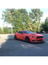 Verus Engineering Aluminum Black Hood Louver Kit Mustang GT (S550) 2015+                                     - A0101A-BLK - Image 3