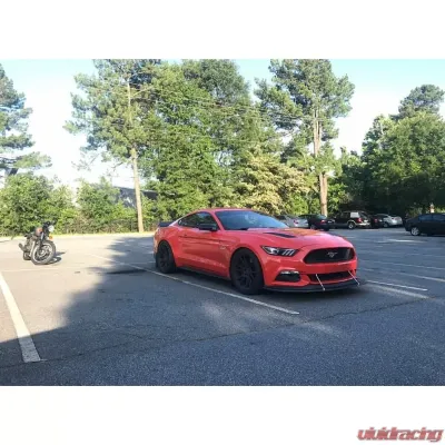 Verus Engineering Aluminum Black Hood Louver Kit Mustang GT (S550) 2015+ - A0101A-BLK