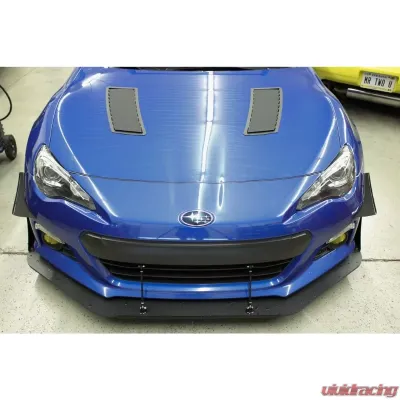 Verus Engineering Aluminum Black Hood Louver Kit Mustang GT (S550) 2015+ - A0101A-BLK