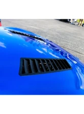Verus Engineering Aluminum Black Hood Louver Kit Mustang GT (S550) 2015+                                     - A0101A-BLK - Image 6