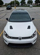 Verus Engineering Raw Aluminum Hood Louver Kit Golf R | GTI MK7 2010-2023                                     - A0140A-BLK - Image 2