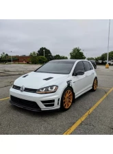 Verus Engineering Raw Aluminum Hood Louver Kit Golf R | GTI MK7 2010-2023                                     - A0140A-BLK - Image 4
