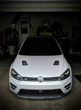 Verus Engineering Raw Aluminum Hood Louver Kit Golf R | GTI MK7 2010-2023                                     - A0140A-BLK - Image 5