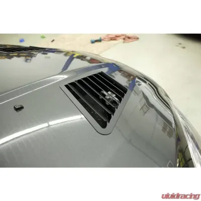 Verus Engineering Black Aluminum Hood Louver Kit Fiesta ST (MK7) 2013-2017 - A0155A-BARE
