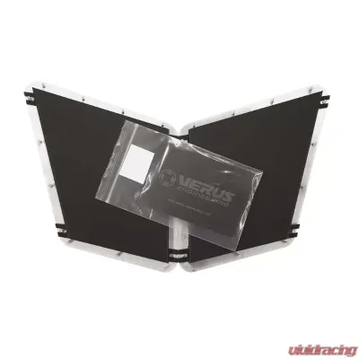 Verus Engineering Hood Louver Rain Guard Kit Ford Fiesta ST/Fiat 500 2008+ - A0159A