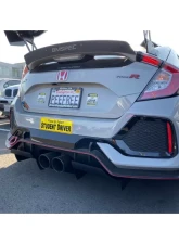 Verus Engineering Rear Diffuser Honda Civic Type R 2017-2021                                     - A0192A - Image 6