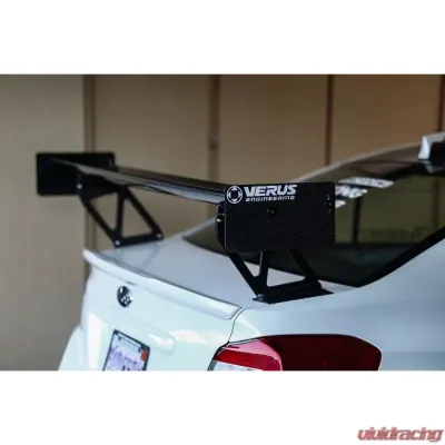 Verus Engineering UCW Rear Wing Kit with Carbon Endplates Subaru WRX (VA) 2014-2021 - A0197A-CRB