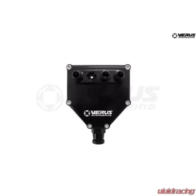 Verus Engineering Anodized Black Air Oil Separator (AOS) Subaru WRX (VA) 2014-2021 - A0199A-BLK