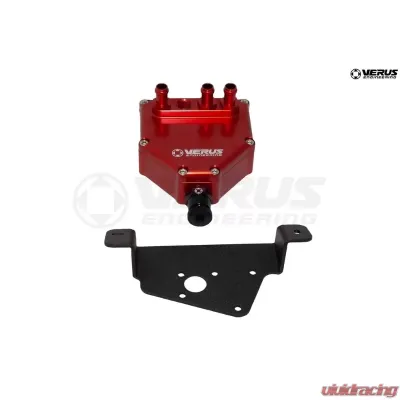 Verus Engineering Anodized Blue Air Oil Separator (AOS) Subaru WRX (VA) 2014-2021 - A0199A-BLU