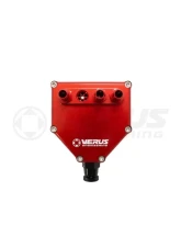 Verus Engineering Anodized Red Air Oil Separator (AOS) Subaru WRX (VA) 2014-2021                                     - A0199A-RED - Image 4