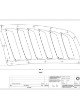 Verus Engineering Black Aluminum Hood Louver Kit Subaru WRX/STI (GR/GV) 2008+                                     - A0212A-BLK - Image 2