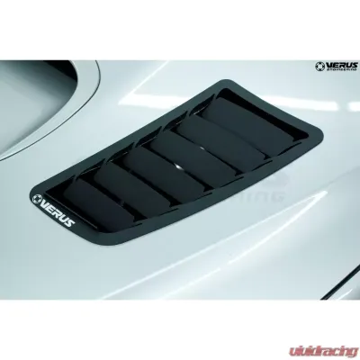 Verus Engineering Black Aluminum Hood Louver Kit Subaru WRX/STI (GR/GV) 2008+ - A0212A-BLK