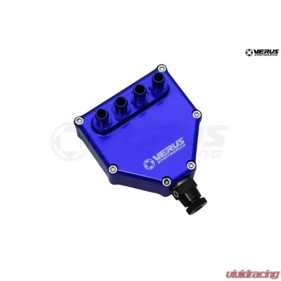 Verus Engineering Anodized Blue Air Oil Separator (AOS) Toyota Supra (MK5) 2020-2024 - A0228A-BLU