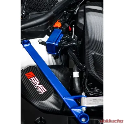 Verus Engineering Anodized Blue Air Oil Separator (AOS) Toyota Supra (MK5) 2020-2024 - A0228A-BLU