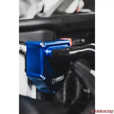 Verus Engineering Anodized Blue Air Oil Separator (AOS) Toyota Supra (MK5) 2020-2024 - A0228A-BLU