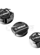 Verus Engineering Anodized Black Engine Bay Fluid Cap Kit Toyota Supra (Mk5) 2020-2024                                     - A0254A-BLK - Image 3
